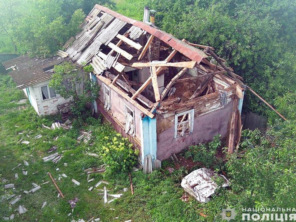 Обстріли центра села на прикордонні