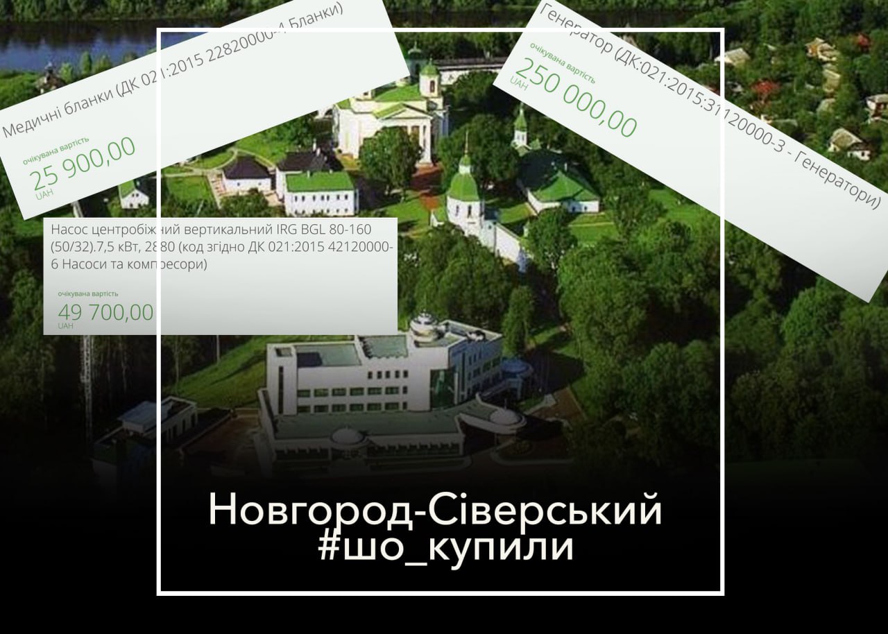 #шо_купили, Ремонт автомобіля, твердопаливний котел, генератор. Що замовляли в листопаді 2024-го року на кошти платників податків в Новгород-Сіверську?