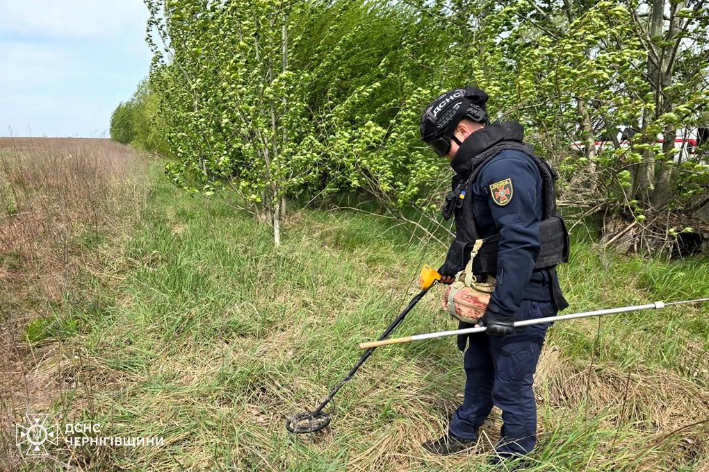 На Чернігівщині знищено авіабомбу ФАБ-500 та інші вибухонебезпечні предмети