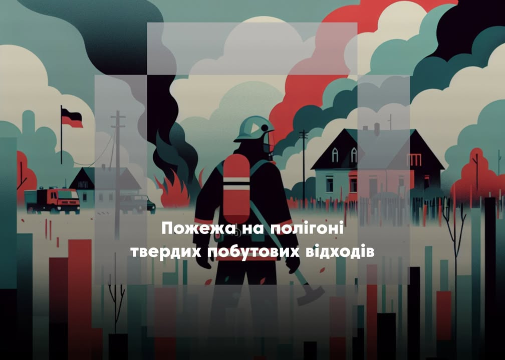 Загоряння на сміттєвому полігоні КП &ldquo;Добробут&rdquo; у Новгороді-Сіверському