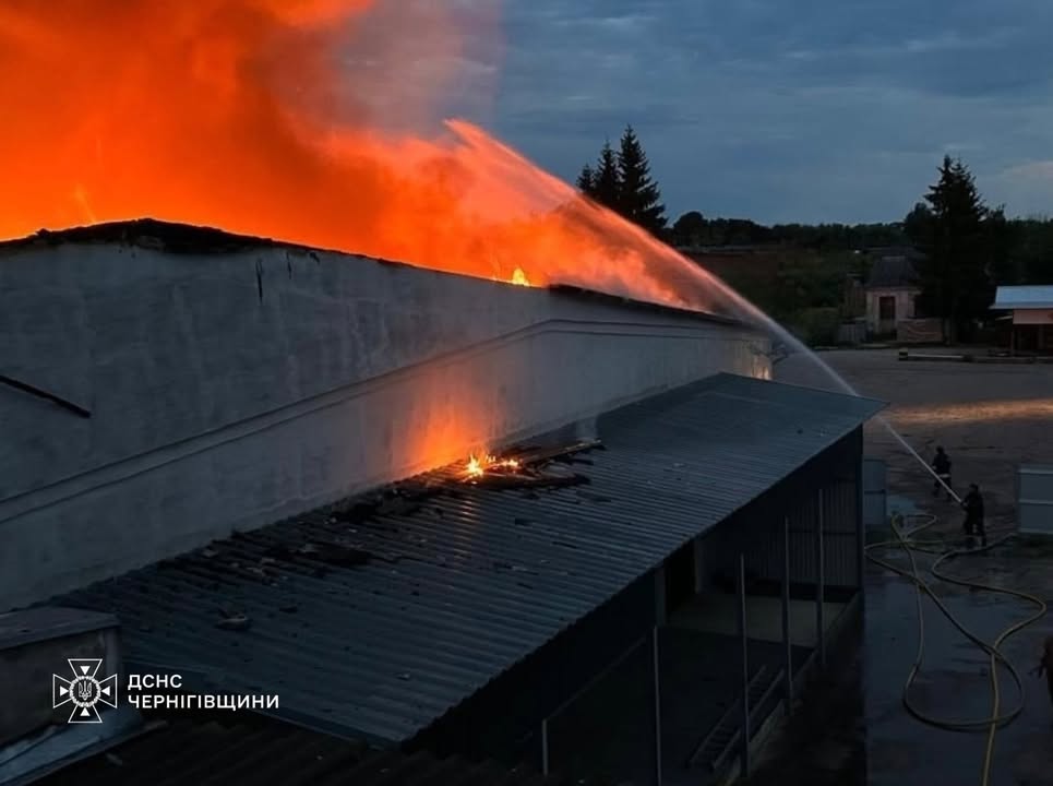 Російські безпілотники атакували підприємство в Новгороді-Сіверському