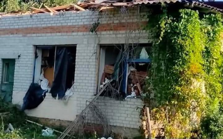 Російські дрони пошкодили бібліотеку та будинок у Пушкарях