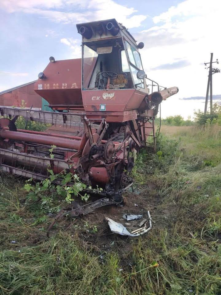 Російський безпілотник атакував фермерське господарство у Новгород-Сіверській громаді