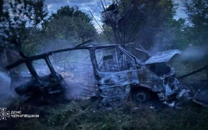 Російські дрони атакували три села у Новгород-Сіверській громаді